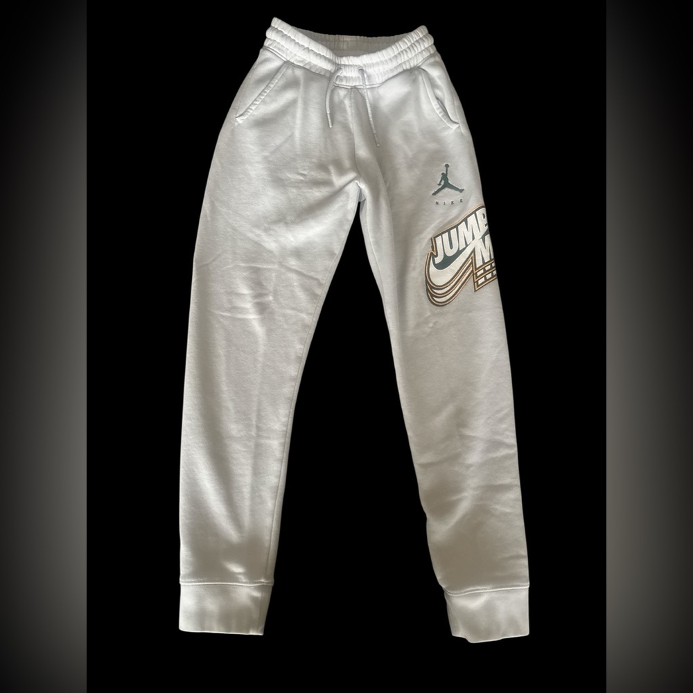 Jordan Jumpman Joggers – Youth Large (12–13) | Light Gray | Nike Sweatpants